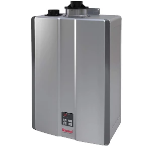 3. Rinnai RUR199iP Propane Gas Condensing Tankless Hot Water Heater-On Demand Propane Water Heater