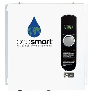  6. EcoSmart ECO 27 Electric Tankless Water Heater - Best Energy Saver 